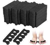500 unidades, 250 pares de espaciadores de dedos, separadores de dedos de esponja EVA suave para pintar, pulir y pedicura, separadores de dedos, herramientas ligeras de pedicura