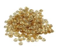 500 unidades de 6 mm de color dorado para la