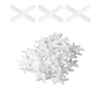 500 unidades de cruces para baldosas de 3 mm - Crucetas de alta calidad de plástico PP para aficionados al bricolaje y albañiles | Baldosas para paredes, suelos de salón/cocina/baño
