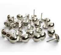 500 unidades de un montón: 11 mm x 17 mm sofás de tapicería de muebles de madera de tachuelas decorativas para el pulgar clavos de decoración del hogar DIY tapicería uñas