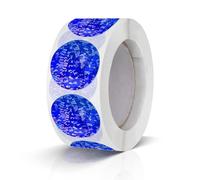 500 Unidades Pegatinas Redondas Pegatinas 25mm Codificación Por Colores Etiquetas Rollo Pequeños Puntos Adhesivos Purpurina Azul