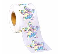 500 unidades Sparkling Five Spected Star Sticker Adhesiva Wrap Star Pegatinas en forma de estrella para álbum de fotos diario funda teléfono