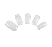 500 unids acrílico desnudo medio uñas consejos 10 tamaños falso Nail Art decoración truco creativo y útilDurabilidad