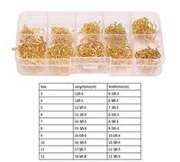 500 Unids/caja de Anzuelos de Acero con Alto Contenido de Carbono, Juego de Anzuelos de Pesca Circulares con Púas Afiladas, 3-12 (El tubo dorado paga 500 piezas por los números)