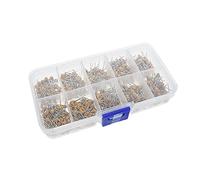 500 unids/lote 10 valores * 50 piezas 0,1 uF-10 uF 50 V Multicapa cerámica Surtido Kit Surtido Set con caja de almacenamiento condensador