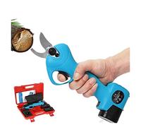 500 W Podar Eléctrico 25mm Jardín Inalámbrico Cortasetos 1 Li-Ion Batería + 1 Cargador Rama Cúter Jardín Herramienta eléctrica uso doméstico(2 baterías)