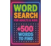 500 Word Search Puzzles: Fun Brain Games for Adults, Seniors & Teens | 500 Word Search Puzzles to Relax, Boost Memory & Improve Focus - Large Print Word Search Book