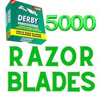 5000 "Derby Professional" Cuchillas de afeitar de un solo filo para maquinilla de afeitar recta