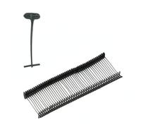 5000 hilos de hilvanar para pistola de Etiquetado Día Pins para anheft dispositivo Rotuladora estándar 40 mm en negro [FS40 de Negro] (5000 Grapas)