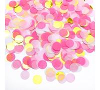 5000 piezas de confeti de papel, círculos de confeti de fiesta, puntos de confeti para bodas, vacaciones, aniversarios, cumpleaños 1 pulgada (1.76 oz)