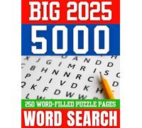 5000 Word Search: A Huge Large Print Puzzle Book with 25 Pages of Brain Challenges and Full Answer Key