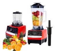 5000W 2-En-1 Licuadora Multifunción, Blender Profesional de 2.5L para Smoothies con 2 Recipientes, Ergonómico, 8 Cuchillas de Acero Inoxidable, 15 Ajustes de Velocidad, para Smoothies, Batidos