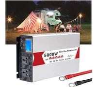 5000W DC 12V/24V/48V/60V/72V PUER SINE INVERTER Fase Dividida Fase DC Entrada AC Salida 110V/220V Con LCD Mostrar Convertidor De Inversor De Energía Solar De Baja Frecuencia,Dc 72v,AC 220V 60Hz