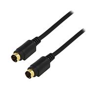 50059 Cable DIN mini enchufe de 4 pines, ambos lados 5m negro GOOBAY
