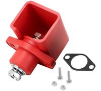 500a para conector terminal de batería con núcleo de cobre puro y carcasa Pa66 ignífuga para sistemas de almacenamiento de energía y uso automotriz Color rojo negro (A)