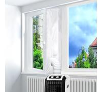 500CM Aislamiento Ventanas para Aire Acondicionado Móvil y Secadora, Adecuado para Unidad de Aire Acondicionado Portátil, Parada de Aire Caliente - Fácil de Instalar