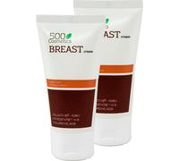 500Cosmetics Breast Cream Crema Para Aumento Senos 2x100ml