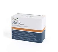 500Cosmetics Hair- Cápsulas para Prevenir y Evitar la Caída del Pelo con L-Cysteine y Zinc. 1 caja. 60 cápsulas. 1 mes