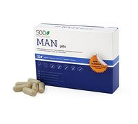 - 500COSMETICS MAN - Capsulas 100% Naturales Performance Potencia del Hombre Acción Inmediata Efecto prolongado Mayor Energía