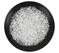 500g Chips de Cristal Natural de Cuarzo Claro Triturado - Chips de Cristales de Sanación de Cuarzo Claro a Granel, Gemas de Cristal Triturado para Manualidades, Hermoso Paquete para Regalo