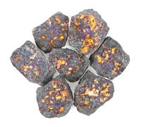 500g Cristal en Bruto de Yooperlite a Granel - Piedras de Cristal en Bruto de Yooperlite para Tumbling, Rocas para Fuentes, Decoración, Pulido, Wicca y Sanación con Cristales Reiki