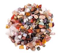 500g Piedras para Jarrones, 8 - 12 mm Piedras Semipreciosas, Decorativas de Colores, Textura de Color Natural, Chips de Minerales Naturales para Velas, Relleno Y Acuarios, Búsqueda Del Tesoro