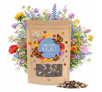 500g Semillas de pradera para mariposas para una colorida pradera de flores - mezcla de semillas de flores silvestres ricas en néctar para mariposas