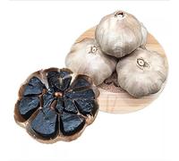 500g Té de Hierbas Fermentado con Ajo Negro de Varios Dientes, Té de Fruta de Ajo Negro Ceroso Suave, Té Chino Natural