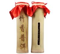500g Té En Tubo De Bambú Con Fragancia De Bambú De Té Pu 'er Maduro De Árbol Antiguo, 17,64oz Único Encanto De Té