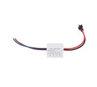 500mA LED Driver Supply | 1x3W Constant Current Transformer for DIY Lighting | AC95-265V Input, 2-4VDC Output | ABS Material, Compact Size 2.7x2.1x1.9cm