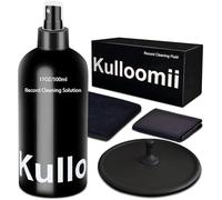 500ml/17oz Limpiadora De Vinilo Kit | Líquido Limpiador De Discos de vinilos LP Antiestático con Paño De Limpieza De Microfibra Supersuave | Elimina La Suciedad, El Polvo Y Las Huellas Dactilares