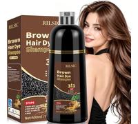 500ml Champú Color Castaño Claro,Hair Dye Shampoo