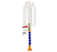500ml Cutting Machine Water Spray Dust Collector, Ûniversal Adjustable Water Addition Cooling Device, Grooving Dust Removal Kettle Dispenser For Workshop Milling Woodworking, Silver