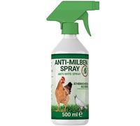 500ml Spray antiácaros para pollos, aves de corral y pájaros - Inmediato y a largo plazo contra ácaros y parásitos, agudo y prevención