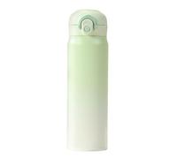500ml Stainless Steel Water Bottle - Gradient Leakproof Drinking Cup, Portable Hydration Mug | For Sports Gym Kids School Coffee Travel Outdoor Daily Activities Use, Insulated Bottle, Coffee Cup