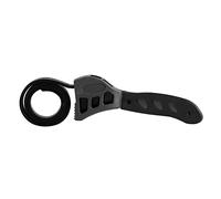 500Mm Rubber Strap Wrench, Black Adjustable Spanner Opener In The Kitchen Or Garage For Any Shape Opener Tool