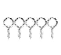 500Pcs Eyepins Jewelry Making Supplies | Silver Iron Coated DIY Hooks for Pendants/Charms/Earrings | 5 Sizes Eye Pins with Strong Tarnish Protection (3#)