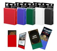 500Pcs Fundas para Tarjetas, 66x91mm Vistoso Transparente Soft Sleeves, Protectoras de Tarjeta, Card Sleeves, Fundas para Cartas de Comercio para MTG, The Gathering, juegos de mesa, Tarjetas Mágicas