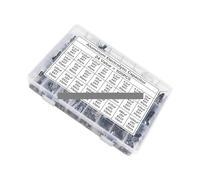 500Pcs/lot 0.1UF-1000UF 24Values 16V-50V Mix Aluminum Electrolytic Capacitor Assorted Kit And Storage Box Capacitance Meters