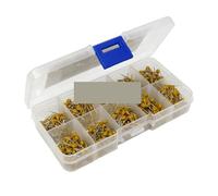 500PCS/LOT 10 Values*50pcs 0.1uf-10uf(104~106) 50v Multilayer Ceramic Capacitors Assorted Kit Assortment Set With Storage Box Capacitance Meters