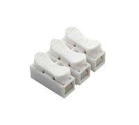 500Pcs/lot 3 pin push quick cable connector terminal Connector cable clamp Terminal Block 3 Way Easy Fit
