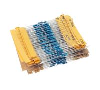 500pcs/lot 50 values 1/4W 0.25W 1% Metal Film Resistor Assortment Kit Set 1ohm-10M ohm resistance pack