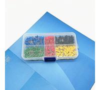 500pcs/lot Bootlace cooper Ferrules kit set Wire Copper Crimp Connector Insulated Cord Pin End Terminal VE1508.