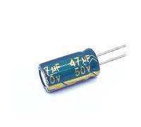 500pcs/lot high frequency low impedance 50V 47UF aluminum electrolytic capacitor size 6 * 12 47UF 50V 20%