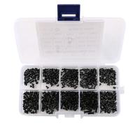 500pcs M2 M2.5 Km Screw Flat Head Screws Laptop Notebook Screws Set Kit for Computer Small Screw.