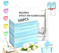 500Pcs Multi-Surface Floor Cleaner Tablet,Multiple Effect,Concentrated Cleaner,Deep Cleaning Solution,For Hardwood, Tile, Laminate & More. (Jasmine, 22 * 24 * 3)