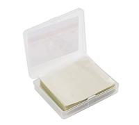 500PCS Papel de turrón, Papel oblea arroz glutinoso comestible Hojas arroz recubiertas caramelo transparente Envoltura azúcar chocolate turrón Hojas envoltura dulces hechas mano