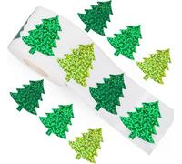 500Pcs Pegatinas Navidad Regalo,Stickers Navidad,Etiquetas Adhesivas Navidads para Bolsas de Papel Sobres Botellas Nombres (Blanco A)