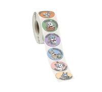 500pcs/roll Easter Animal Packaging Seal Stickers Easter Themed Labels