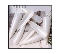 500Pcs Stiletto Coffin Full Cover Nail Tips False Nails Fake Nails Nail Extension Nail Art Design Accessories Natural Transparent